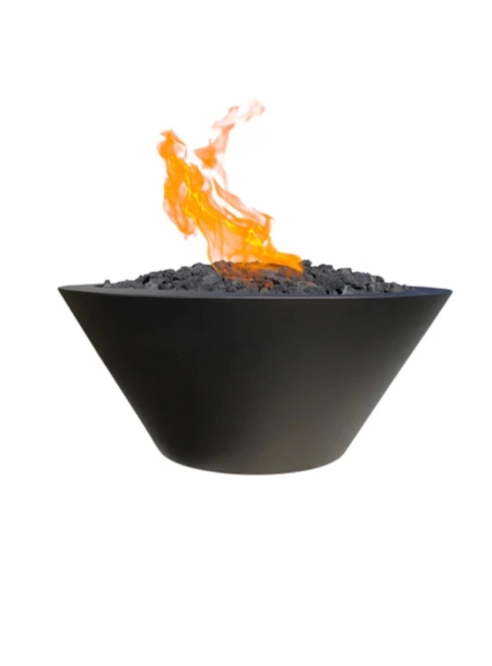 30” Round Stainless Steel Fire Bowl Fire Only